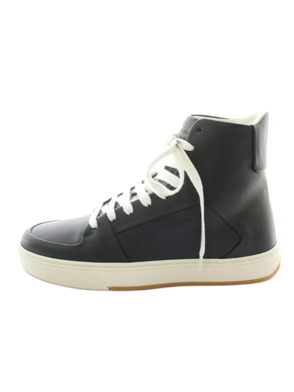 Bottega Veneta Speed Star Sneakers High Cut Leather Black 39